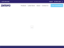 Tablet Screenshot of intuvo.com